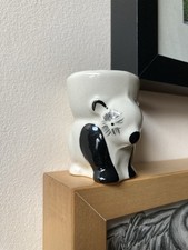 Vintage 1920’s Keel Street pottery panda shaped egg cup - porcelain Collectible