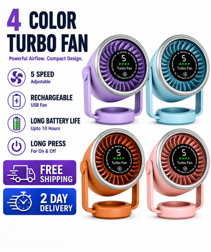 Turbo portable usb - usb, fan