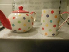 Whittards Teapot and cup mug 