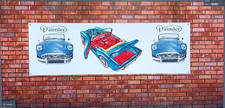 DAIMLER  DART SP250  BLUE 1  CUT AWAY PVC BANNER