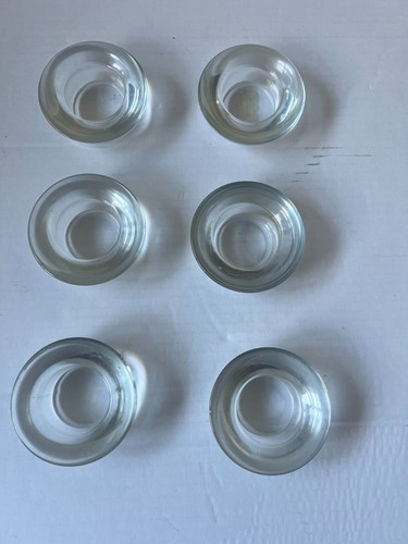 Ikea thick round clear - 6, glass