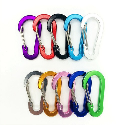 Stainless aluminium carabiner - stainless,