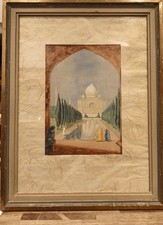 India taj mahal - india, painting