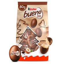 Bueno Mini Chocolate Eggs, Christmas Chocolate for Sharing, 1 Bag 80g