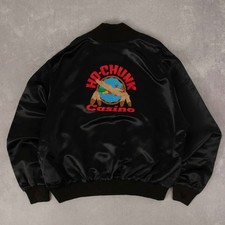 Vintage 90s Reversible Ho-Chunk Casino Jacket XL Men's Black Embroidered