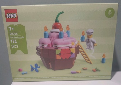 Lego set birthday cupcake - birthday,