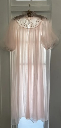 1950s double sheer pink - double, robe