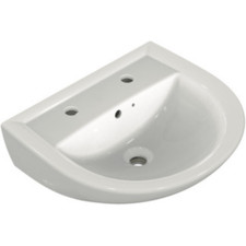 Armitage Shanks Sandringham 21 Washbasin 55 cm 2 Tap Holes with Overflow