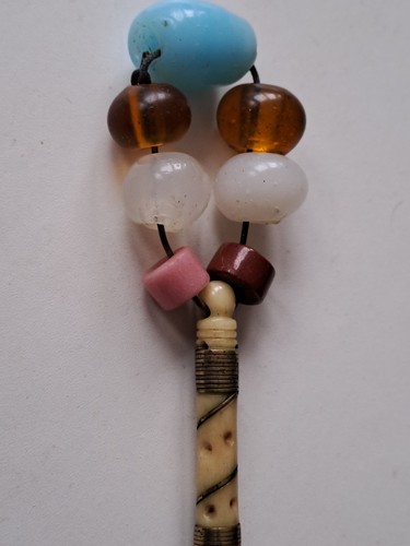Antique bone lace bobbin - bobbin, with