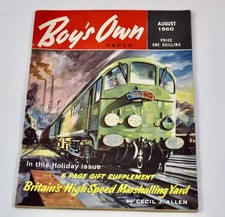 Boys Own Paper (Magazine)  August 1960