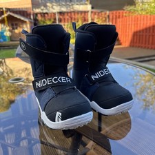 Kids Nidecker Micron Mini Snowboarding Boots. Size UK 11/12