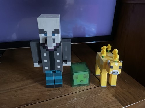 Mattel minecraft figures - minecraft,