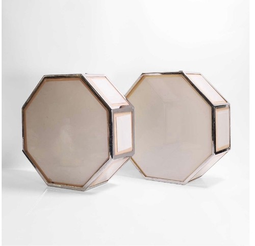 Pair art deco octagonal - of,