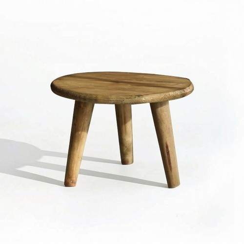Three legged stool natural - stool,