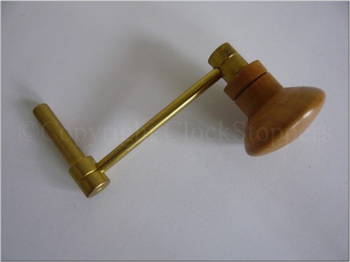 Longcase crank key weight - key,