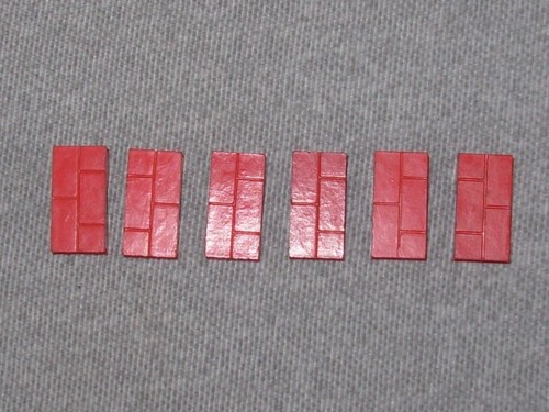 Bayko red half bricks - bayko,,