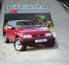 SUZUKI VITARA 5 DOOR JX SALES LEAFLET Suzuki GB Cars Issue September 1993