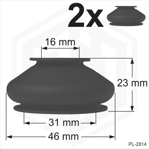 Rubber ball joint dust - ball, cover
