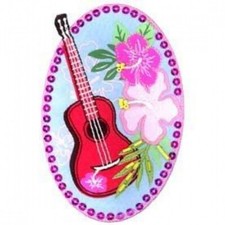 Guitar Patch Motif - Multicoloured
