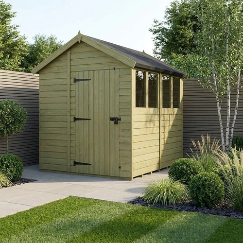 Apex shed single - single, door