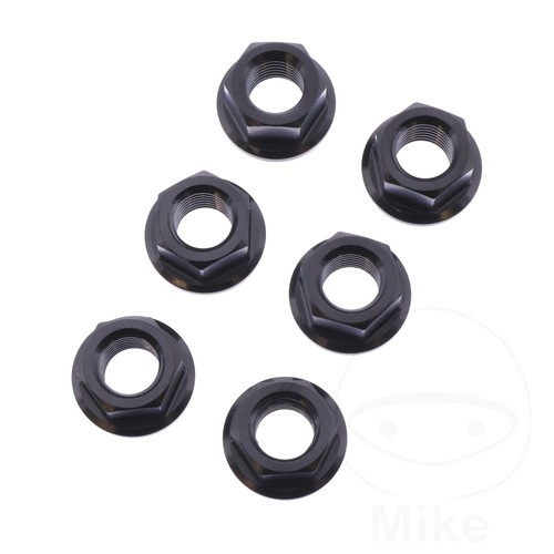 Nut rear sprocket - kit, 6
