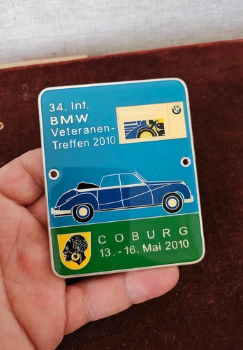 Vintage enamel automobile - enamel,