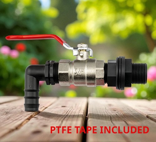 Bsp water tap - 3/4", nickel