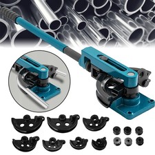 Steel Pipe Tube Bender Manual Bending Machine 10/12/14/16/19/22/25mm 7 Dies Set