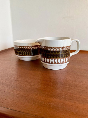 Biltons ironstone jug and - ironstone,