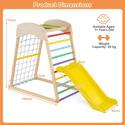 Jungle gym wooden - 4-in-1,
