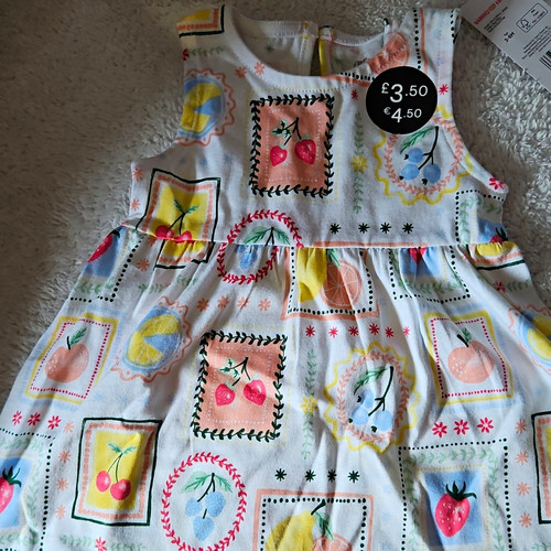 Tesco girls months smock - tesco,