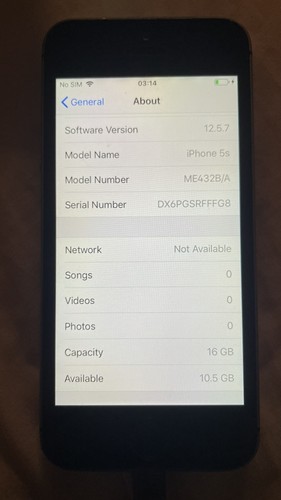 Apple iphone 16gb grey - -,