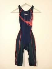 Speedo GB29" Womens Fastskin FSII2 Kneeskin Kneesuit Competition Racing Swimsuit
