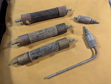 Vintage Boat In-Line Fuel Filters, Brass , Aluminium & (?) Composite