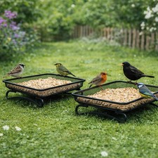 2 x Wild Bird Feeder Tray