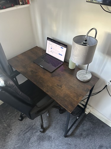 Computer desk writing - computer, desk,