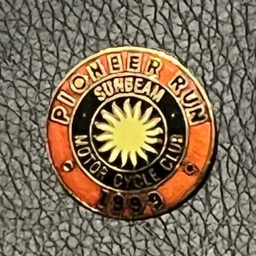 Motorcycle pin badge sunbeam - motorcycle,