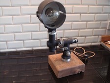 telescope stand posable industrial upcycled lamp light 1 off pat tested