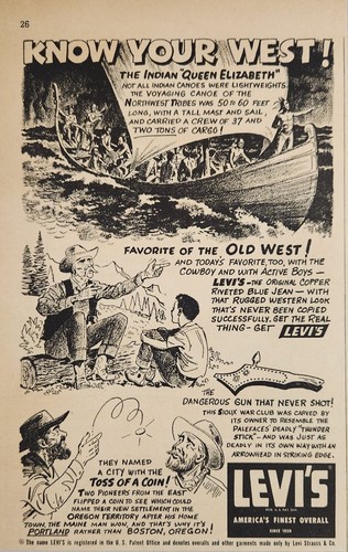 1954 print levi blue - 1954,