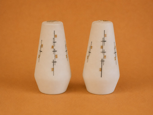 Pair retro mid century milk - of,