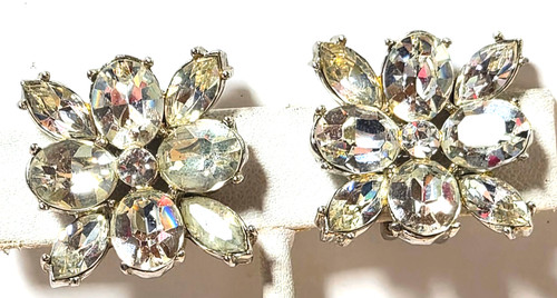 Vintage clear rhinestone - clear,