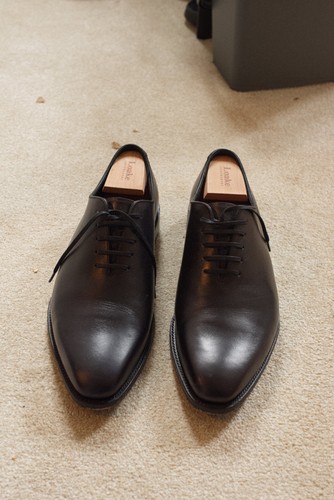 Loake black wholecut oxford - loake,