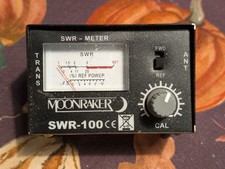 Moonraker SWR-100CE SWR Meter CB/Ham Radio Antenna Tuner Analogue VSWR 