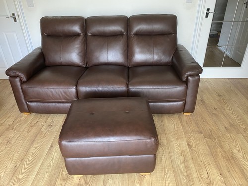 Leather sofa seater - leather,