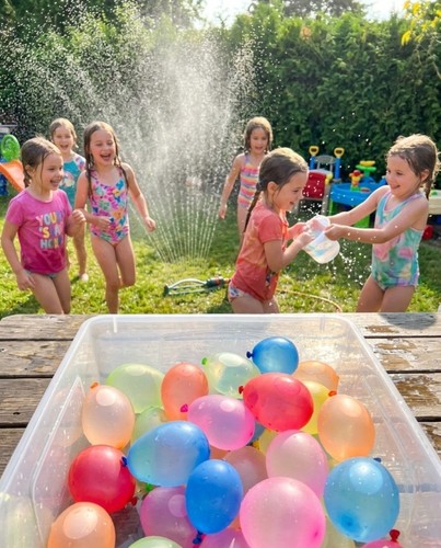 1000 water balloons - balloons, outdoor