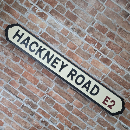 Hackney road sign - road,