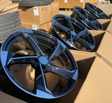 Audi TT Rotor 20" Diamond Turned Style Alloy Wheels TTRS TTS Black Edition Q3