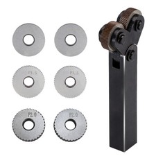 7pcs Dual Wheel Knurling Tool