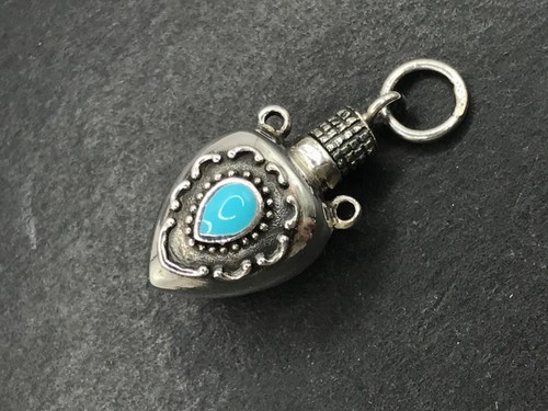 Turquoise scent bottle