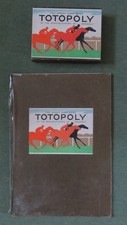 VINTAGE TOTOPOLY BOARD GAME HORSE RACING - BOXED c1940s
